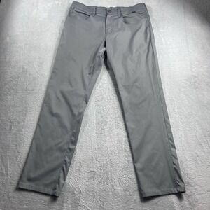 Travis Matthew Open to Close Mens 32x28 Tech Chino Gray Performance Golf Pants